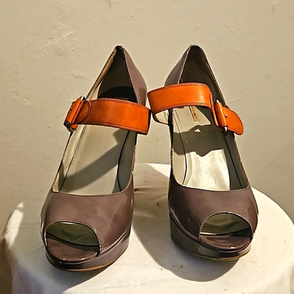 Size 10 Gray Max Studio Chunky heel